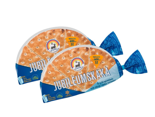 Polarbröd Jubileumskaka 2 × 400g (2 × 14.11 oz) – Authentic Swedish Soft Flatbread