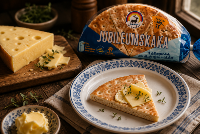 Polarbröd Jubileumskaka 3 × 400g (3 × 14.11 oz) – Authentic Swedish Soft Flatbread