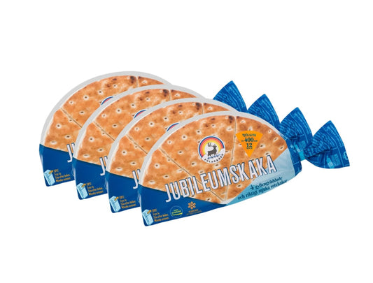 Polarbröd Jubileumskaka 4 × 400g (4 × 14.11 oz) – Authentic Swedish Soft Flatbread