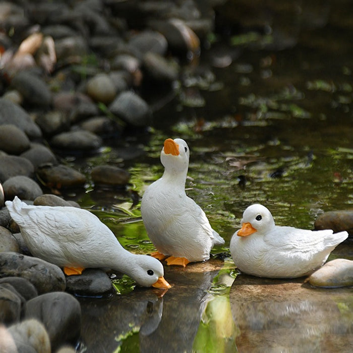 Pool Duck Resin Decorations Outdoor Garden Landscape 🇨🇳