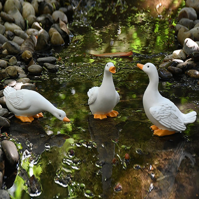 Pool Duck Resin Decorations Outdoor Garden Landscape 🇨🇳