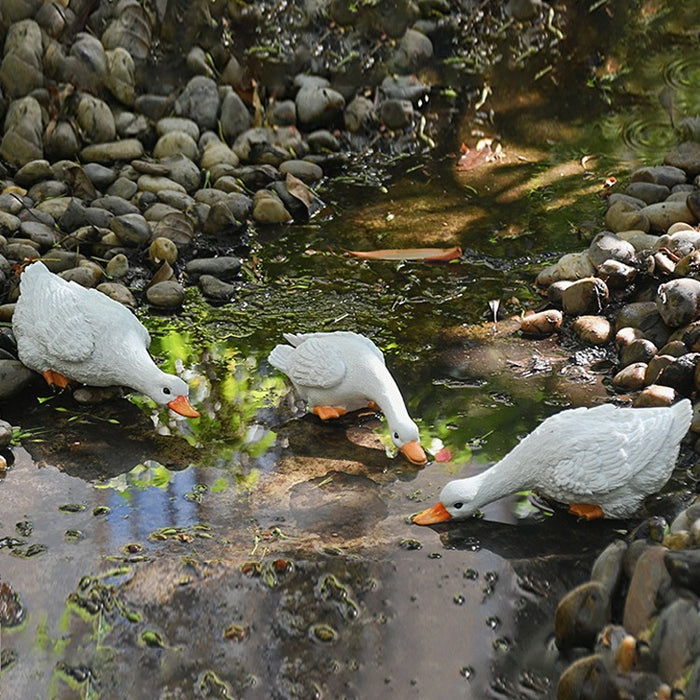 Pool Duck Resin Decorations Outdoor Garden Landscape 🇨🇳