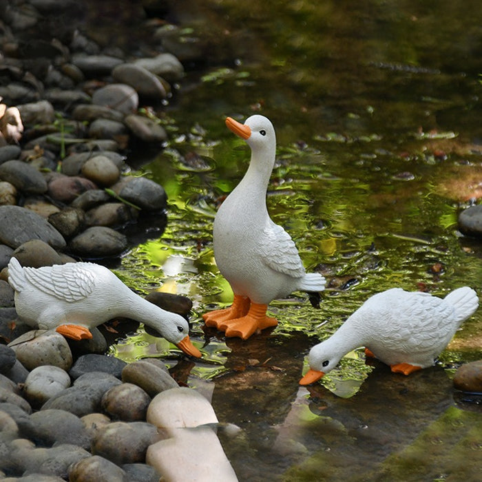 Pool Duck Resin Decorations Outdoor Garden Landscape 🇨🇳