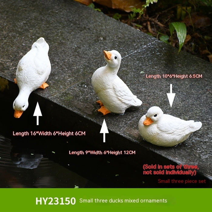 Pool Duck Resin Decorations Outdoor Garden Landscape 🇨🇳