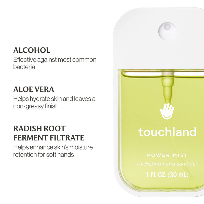 Power Mist Hydrating Hand Sanitizer 1oz-Lemon Lime Spritz