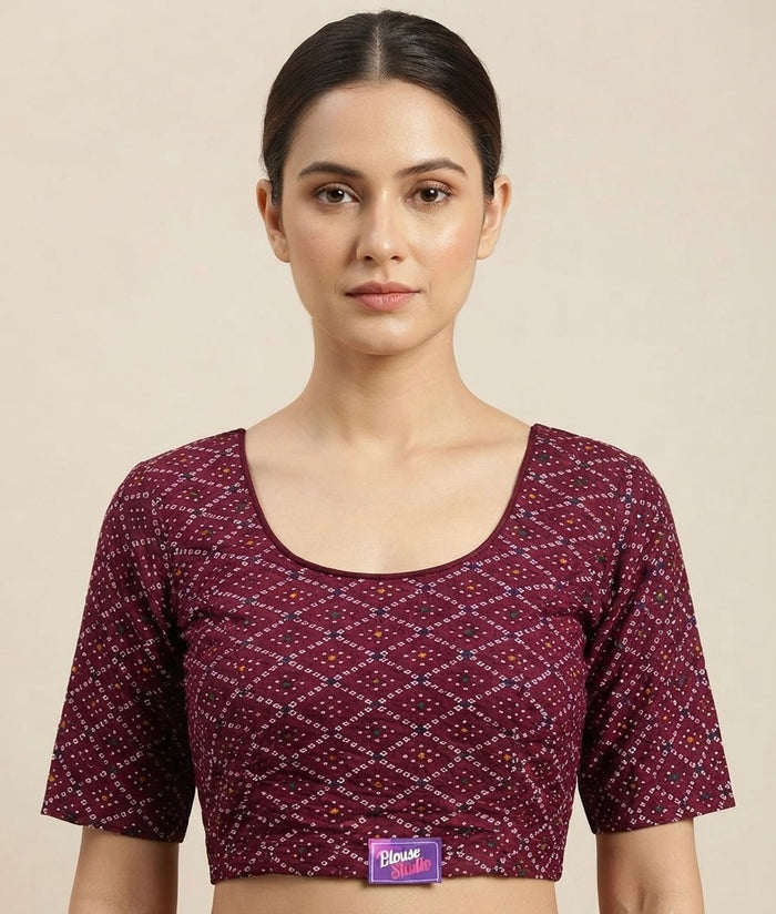Printed stretchable Blouse 👚(2xlsize