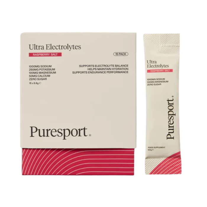 Puresport Ultra Electrolytes Raspberry Salt 15 Sachets