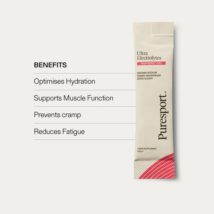 Puresport Ultra Electrolytes Raspberry Salt 15 Sachets