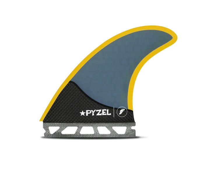 Pyzel Honeycomb Tri Thruster Large Futures Fins detail close-up