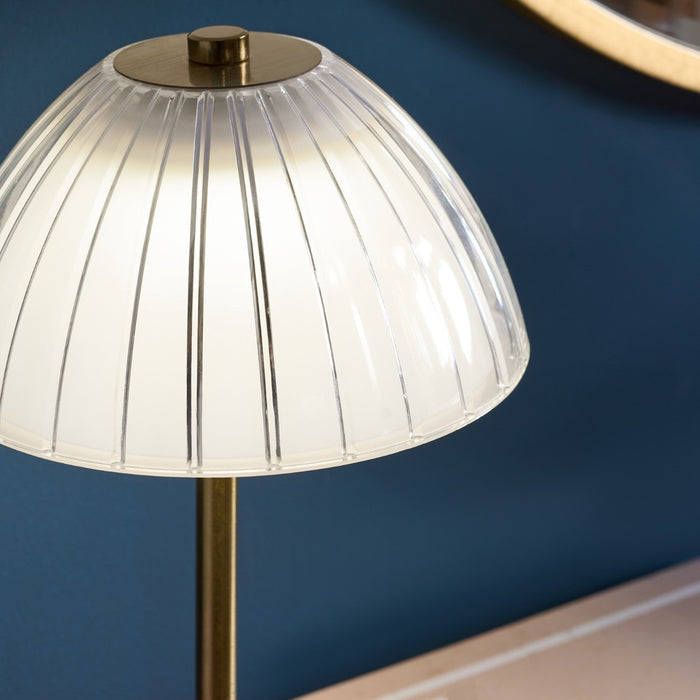Rechargable LED Lamp - Clear/Gold 🇬🇧