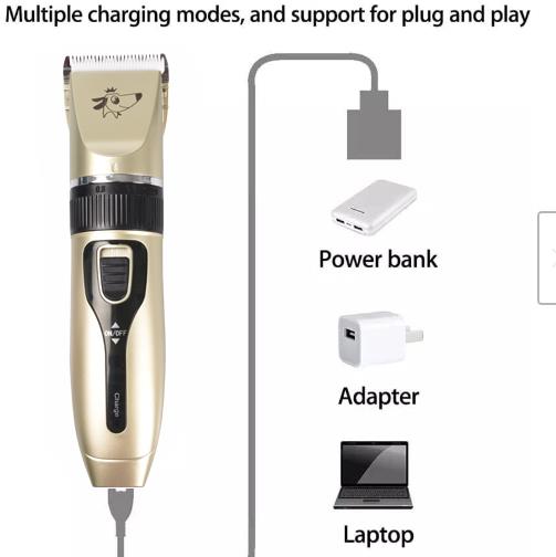 Rechargeable Pet Grooming Low Noise Clipper Kit 🇬🇧