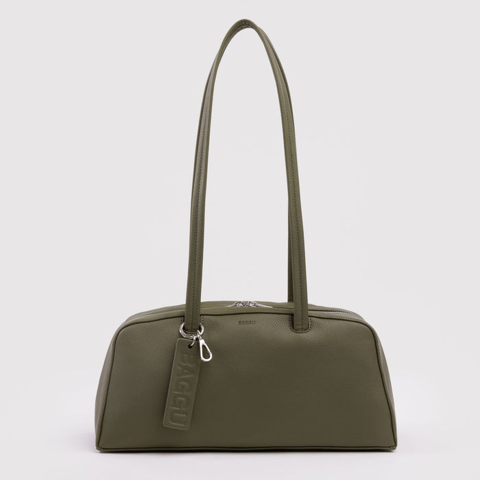 Recycled Leather Bowler Bag