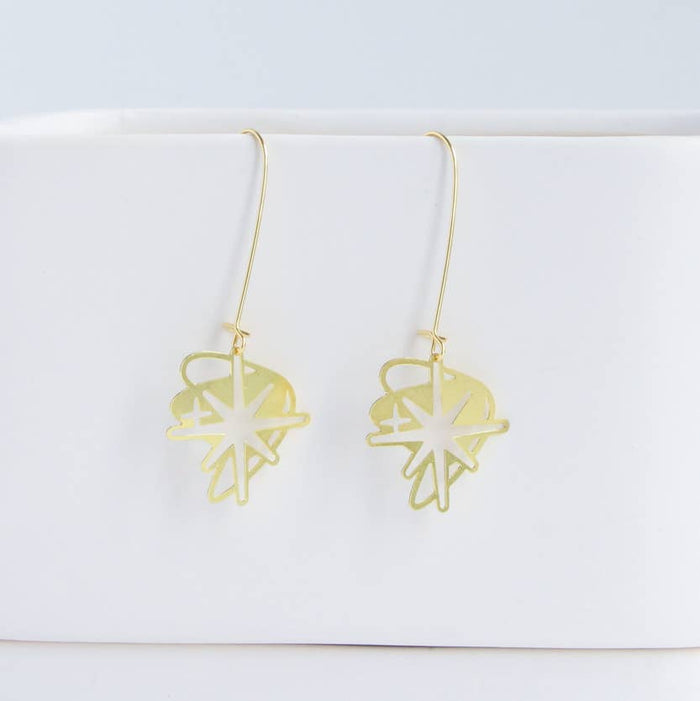 Retro Starburst Earrings