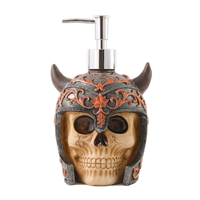 Retro Viking Skull Resin Liquid Dispensing Bottle 🇨🇳
