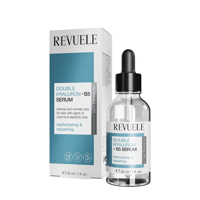 Revuele Double Hyaluron + B5 Replumping and Repairing Serum - 30ml
