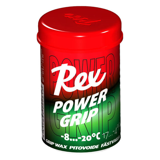 A product picture of the Rex Wax Fluoro-Free PowerGrip Green (-8C/-20C) | 45g