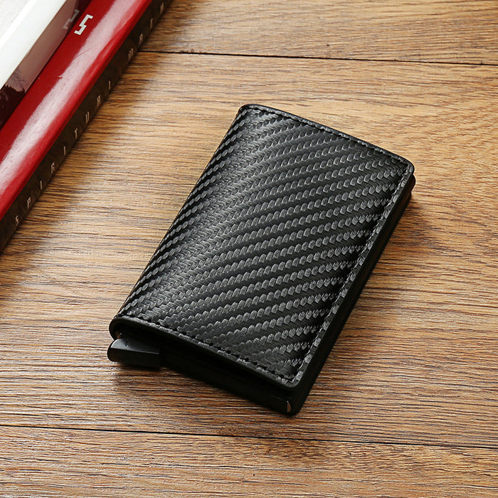 RFID Carbon Fiber Men's Wallet Aluminum Alloy 🇨🇳