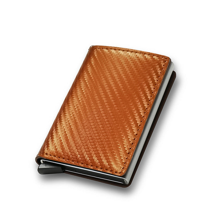 RFID Carbon Fiber Men's Wallet Aluminum Alloy 🇨🇳