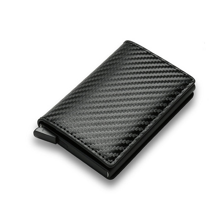 RFID Carbon Fiber Men's Wallet Aluminum Alloy 🇨🇳