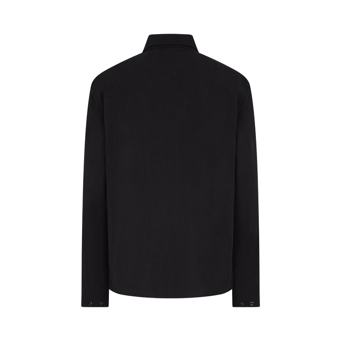 Mallet London - Mens - Ripstop Zip Up Overshirt Black