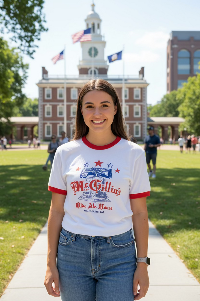 America 250 Liberty Bell Ringer Tee