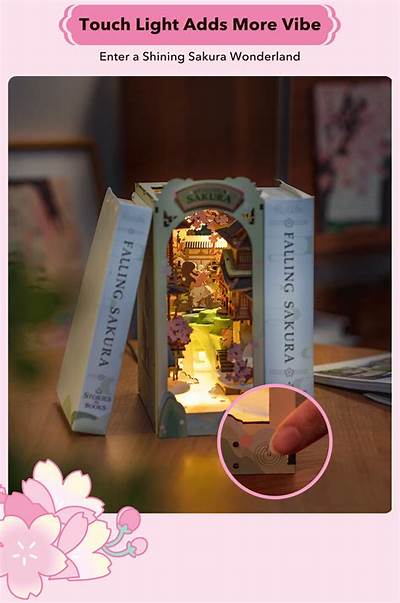 Rolife Book Nook & Wonderland Falling Sakura 240 Pce