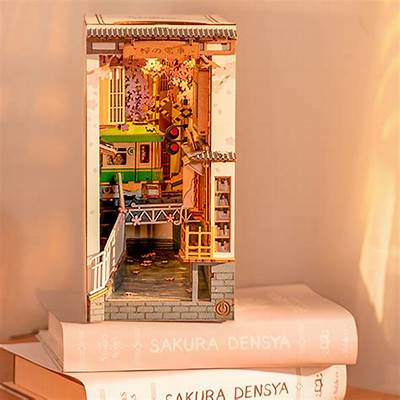 Rolife Book Nook & Wonderland Sakura Densya 340 Pce
