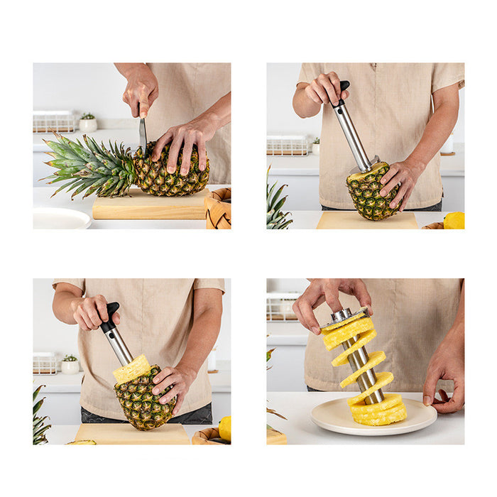 Rotary Stainless Steel 304 Pineapple Knife Peeler 🇨🇳