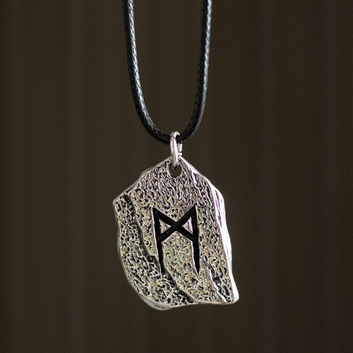 Rune of Transformation Viking Cord Necklace 🇬🇧