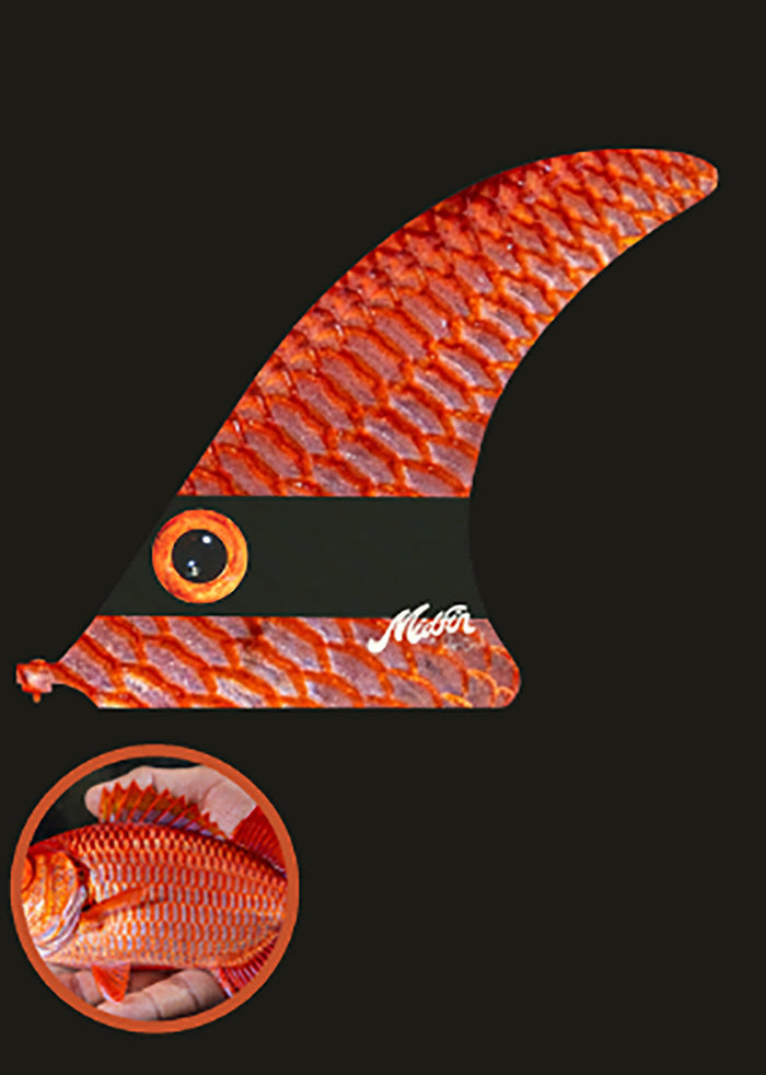 Captain Fin Performance Pivot 9.5 longboard fin profile view
