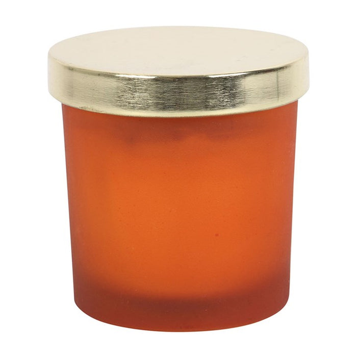 Sacral Chakra Orange Crystal Chip Candle 🇬🇧