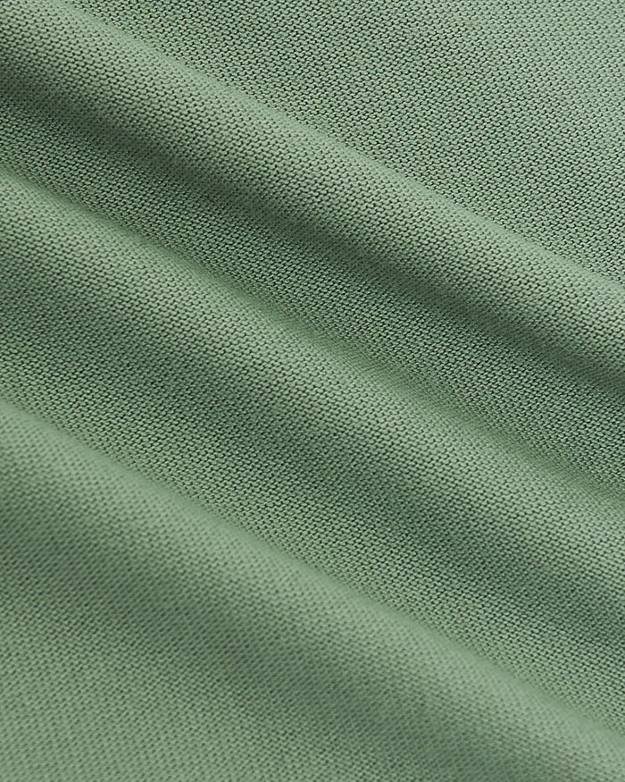 Close-up of green fabric texture
