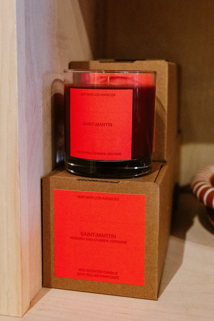 Saint Martin Candle | Hashish Nag Champa Vervaine
