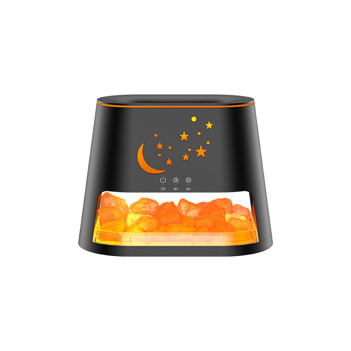 Salt Flame Aroma Diffuser Usb Colorful Flame Gradient Ultrasonic Aroma Diffuser 🇨🇳