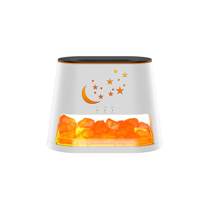 Salt Flame Aroma Diffuser Usb Colorful Flame Gradient Ultrasonic Aroma Diffuser 🇨🇳