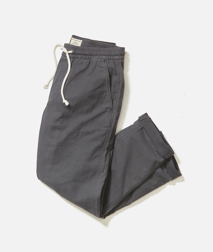 Saturday Stretch Beach Pant - Slim Straight Faded Black