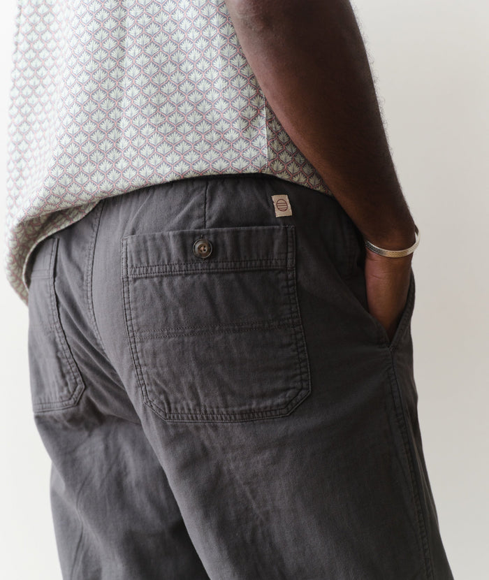 Saturday Stretch Beach Pant - Slim Straight Faded Black