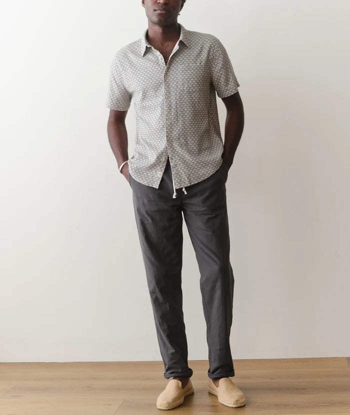 Saturday Stretch Beach Pant - Slim Straight Faded Black