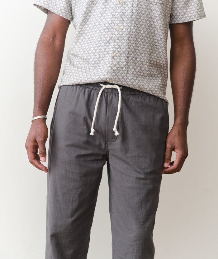 Saturday Stretch Beach Pant - Slim Straight Faded Black