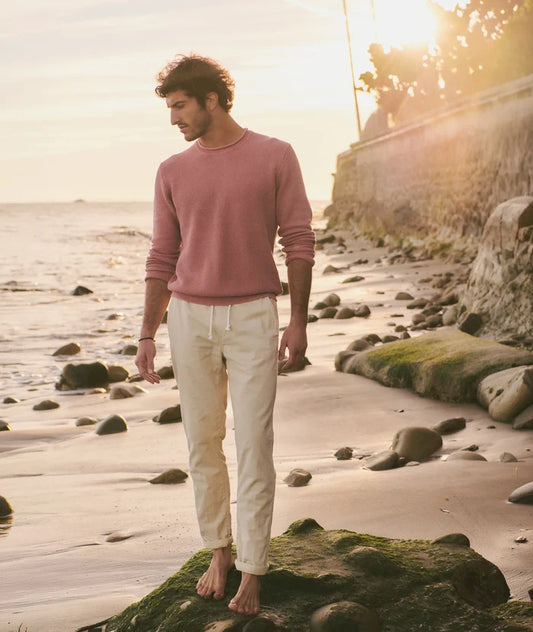 Saturday Stretch Beach Pant - Slim Straight Fog