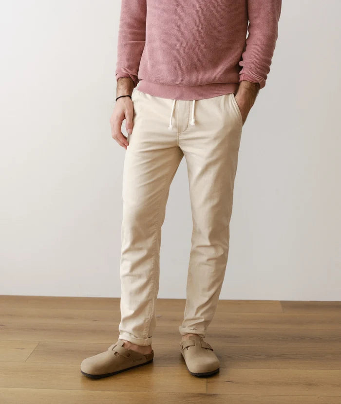 Saturday Stretch Beach Pant - Slim Straight Fog