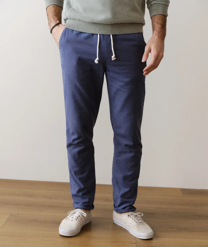 Saturday Stretch Beach Pant - Slim Straight French Blue