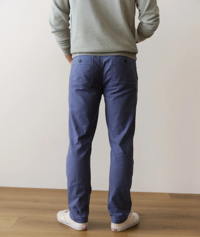 Saturday Stretch Beach Pant - Slim Straight French Blue