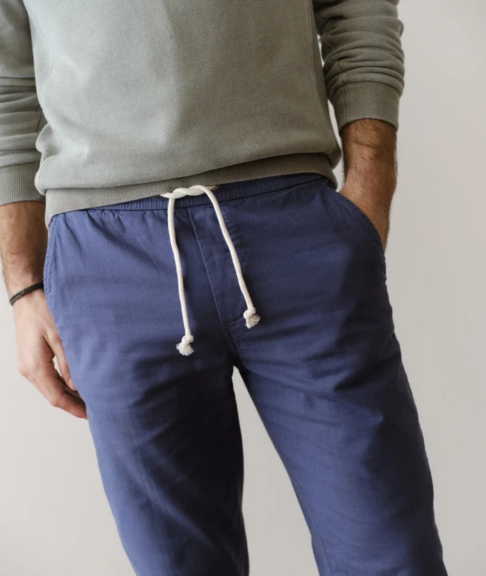 Saturday Stretch Beach Pant - Slim Straight French Blue