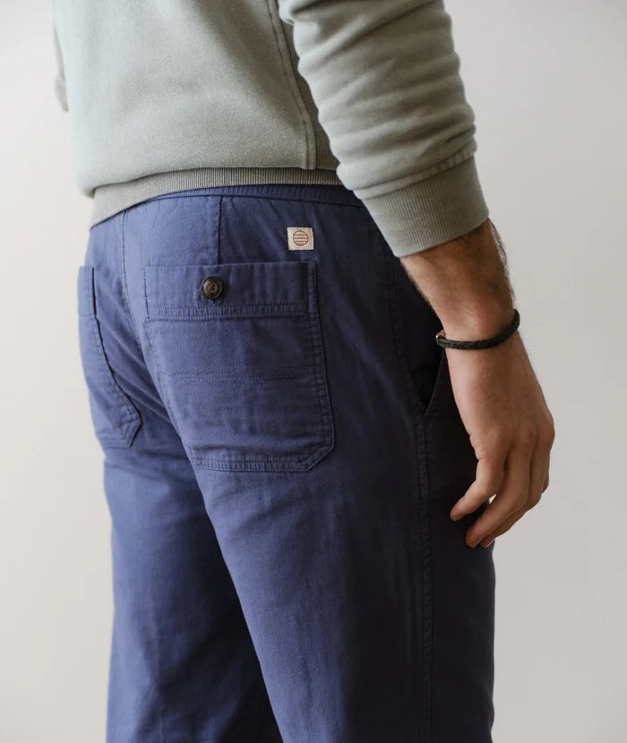 Saturday Stretch Beach Pant - Slim Straight French Blue