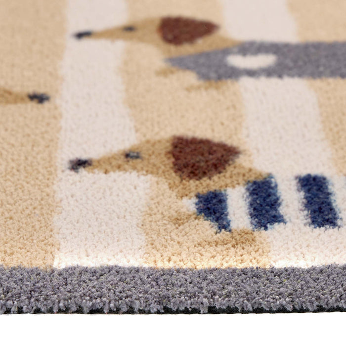 Sausage Dog Chic Washable Doormat