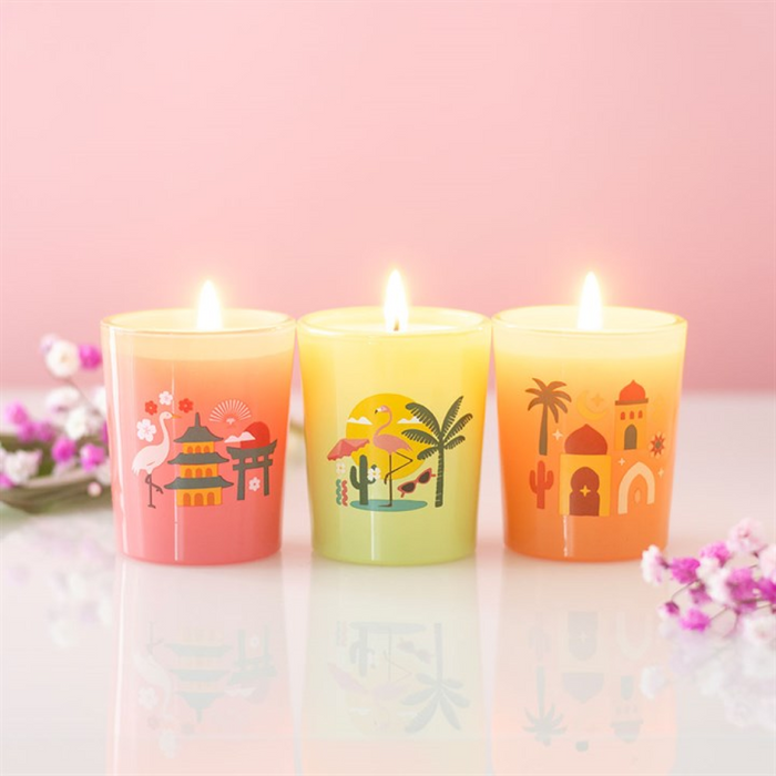 Scents Around the World Scented Candle Trio 🇬🇧