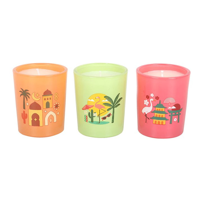 Scents Around the World Scented Candle Trio 🇬🇧