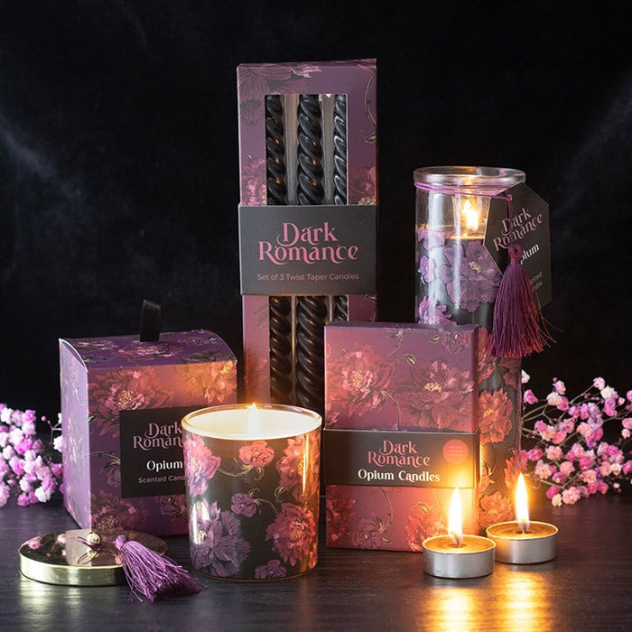 Set of 6 Dark Romance Opium Tealight Candles 🇬🇧