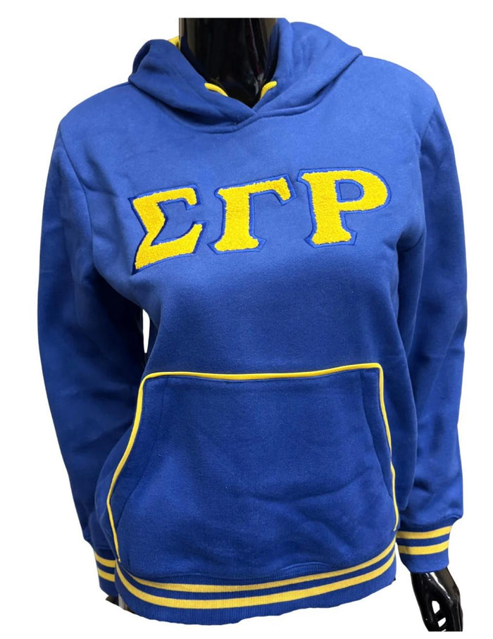SGRHO Chenille Ribbed Hoodie